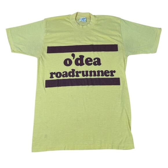 American Vintage Other - Vintage 70s yellow tshirt o'dea roadrunner tag size large
